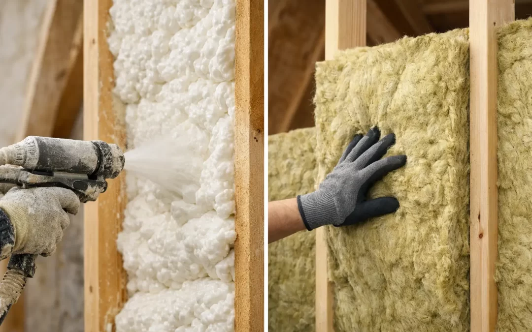 Spuma poliuretanica vs vata minerala