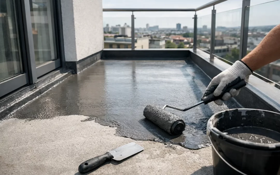 Hidroizolare balcon expus pentru durabilitate