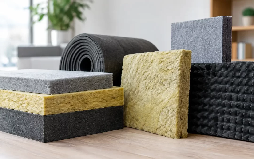 Materiale pentru izolare fonică potrivite